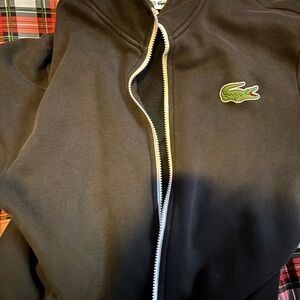 Lacoste Sport Black Zip-Up Jacket
